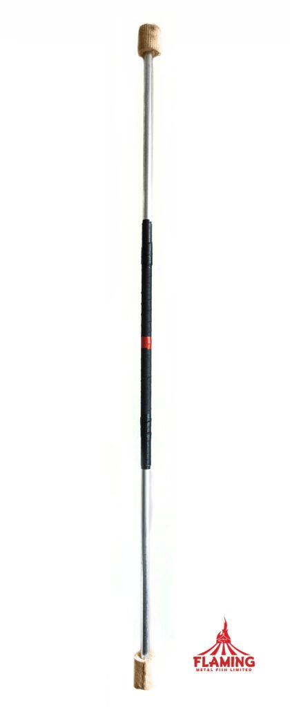 Fire Staff Spin Staff-Silver